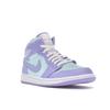 Air Jordan 1 Mid Purple Pulse Men Sneakers Arctic-Punch Glacier-Blue 554724-500
