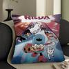 Animated TV Series H-Hilda Pillow Cushion Cover Pillowcase Living Room Sofa Home Decor Customized