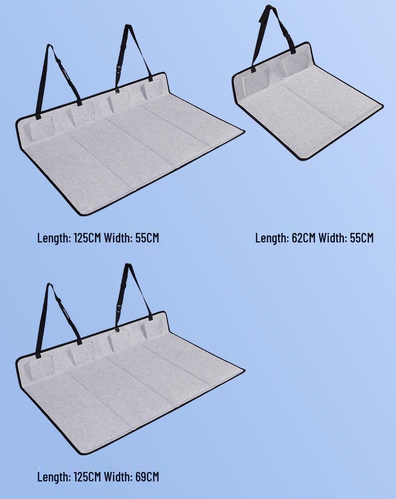 RV Travel Mattress with Headrest for Car Trunk & Rear Seat