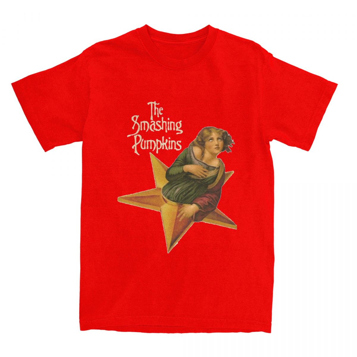 

The Smashing Pumpkins Album TShirt Men Mellon Collie and the Infinite Sadness Cotton TShirts Summer ONeck Tee Shirt Clothes S