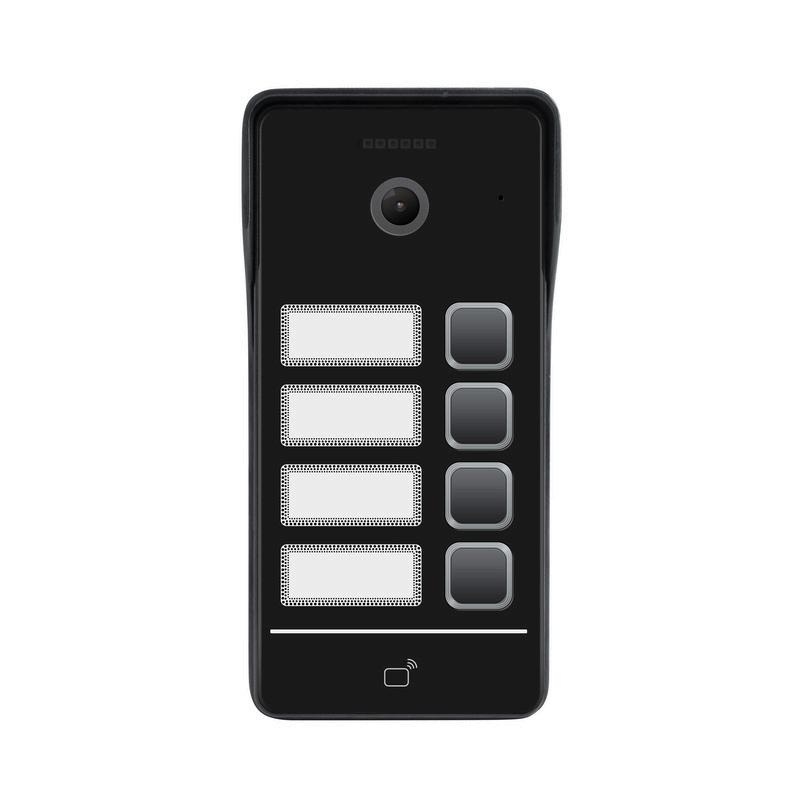 Hiwink HW-FV5206 2K IP Video Door Phone with Face Palm Recognition IC NFC Access Control IR Night Vision Doorbell