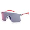 Nike Herren S 61 mm Weiße Sonnenbrillen Weiß Rot