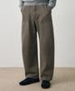 DRAW FIT Curved Washed Fatigue Pants [Khaki Beige]