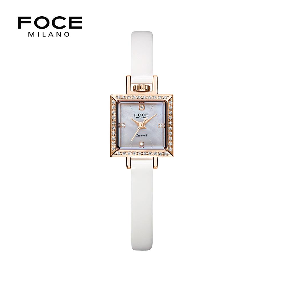 Pocheleidi 18Mm Women'S Diamond Leather Watch Fm1912L-Rg