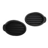 1pair Fog Light Cover CP9Z17B814A Replacement For Ford Focus 2012 To 2014 Black