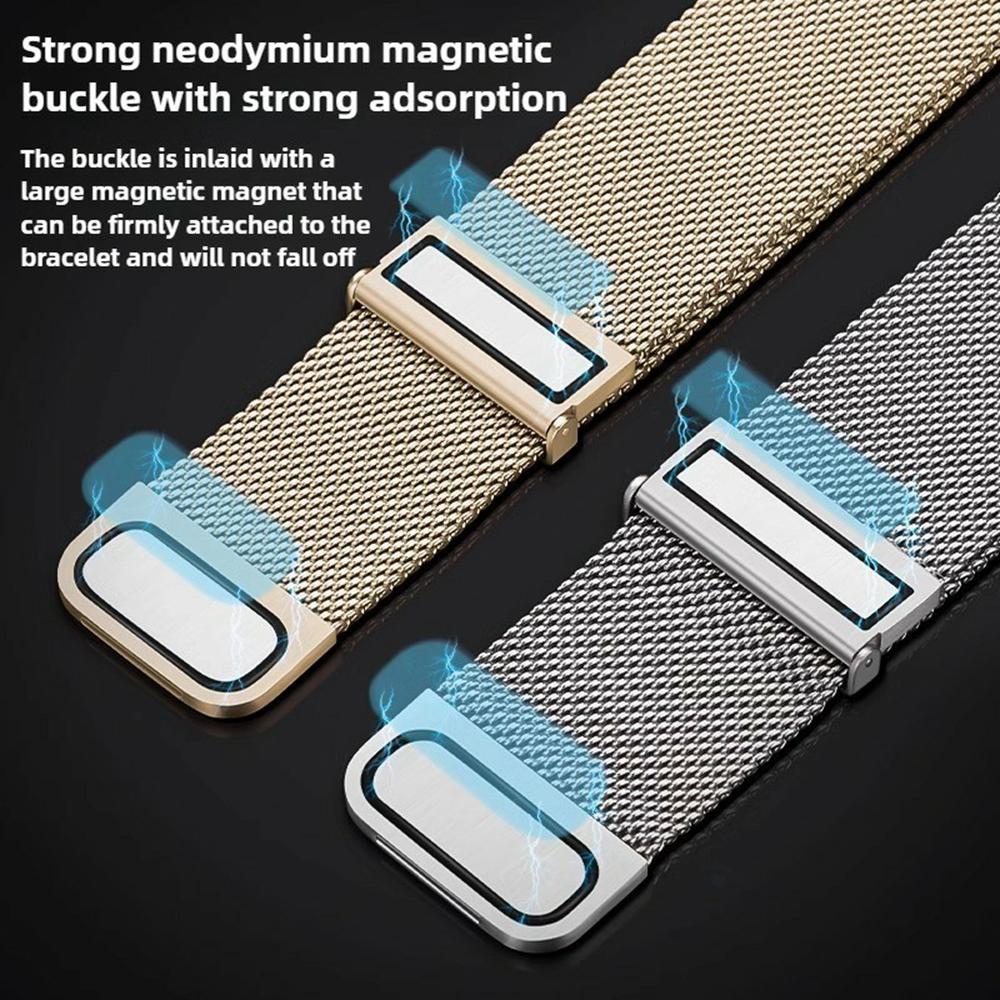 For Huawei Watch Fit 4/Fit 4 Pro/Fit 3 Replacement Strap Stainless Steel Milanese Magnetic Watch Band