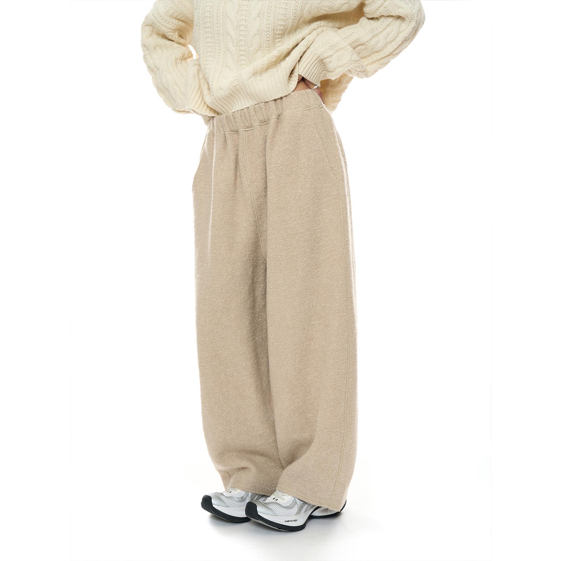 

Широкие брюки Louvre Winter Japanese Woolen - удобные, теплые, облегающие женские повседневные брюки