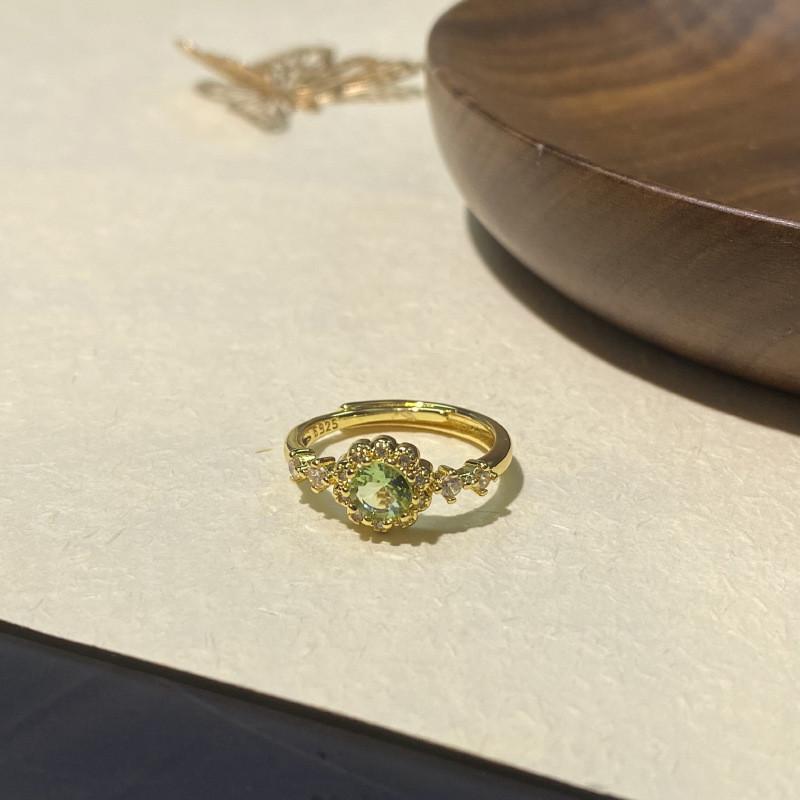 Vintage Style Geometric Adjustable Rings For Women Elegant Fashionable Copper Jewelry