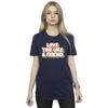 Netflix Womens/Ladies Sex Education Love Like A Friend Cotton Boyfriend T-Shirt
