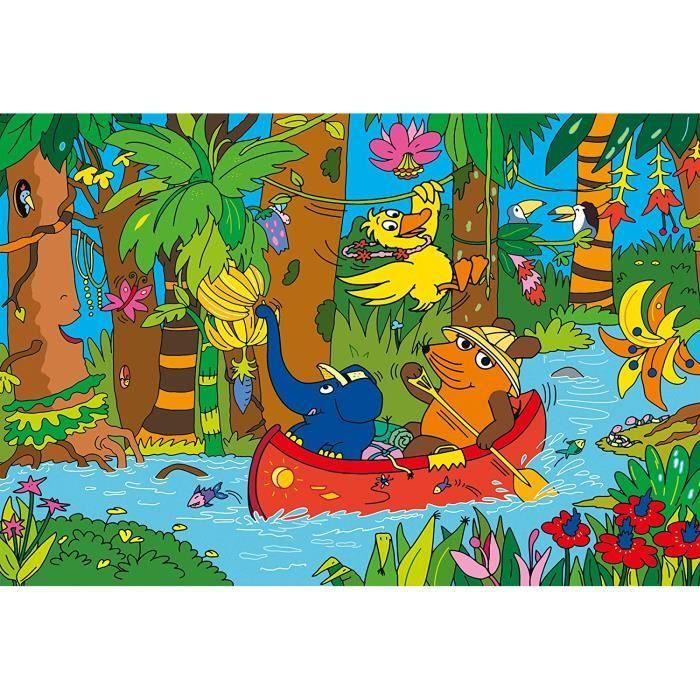 Schmidt spiele puzzle la souris dans la jungle 100 pièces - 56313