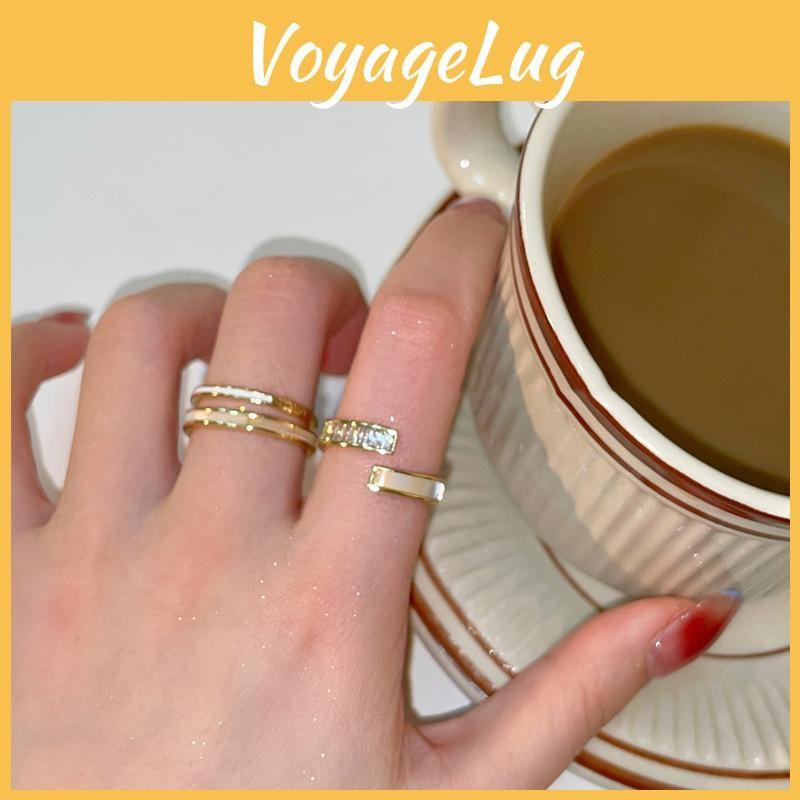 Stackable Geometry Ring Adjustable Jewelry Index Finger Rings Decoration Gift