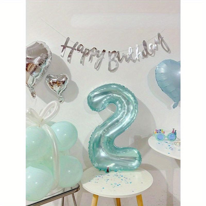 32inch Crystal Jelly Color Number Balloon for Birthday, Anniversary, Theme Party Background Decoration, Back To School Valentine Day