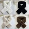 Thickened Neck Scarf Faux Mink Fur Faux Rabbit Fur Scarf Neckerchief Wrap  Autumn Winter