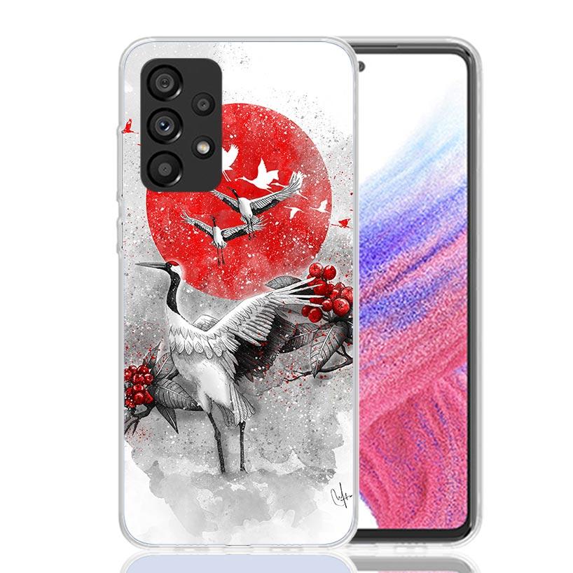 Japanese Pub Wave Anime Arrived Phone Case For Samsung Galaxy A13 A14 A15 A16 A17 A53 A54 A55 A56 A33 A34 A35 A36 A23 A24 A25 A2