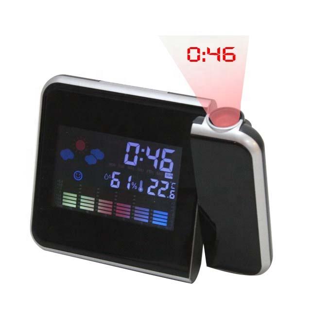 Factory Direct Fashion Alarm Clock Projection Led Electronic Clock With Weather Forecast