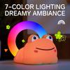 Frog Night Light USB Rechargeable Silicone Bedside Lamp With Touch Control For Kids Room And Home Decor Perfect Gift