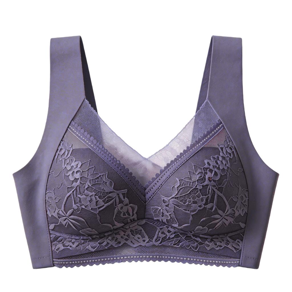 Zeriluna Wireless Lace Bra Fashionable and Simple Lace Design, Breathable, Comfortable, Skin-friendly, Multi-color Underwear