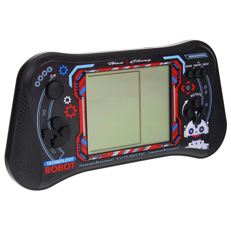 Jeu Électronique Arcade Jouet pour Enfants Console Tetris Son - Noir