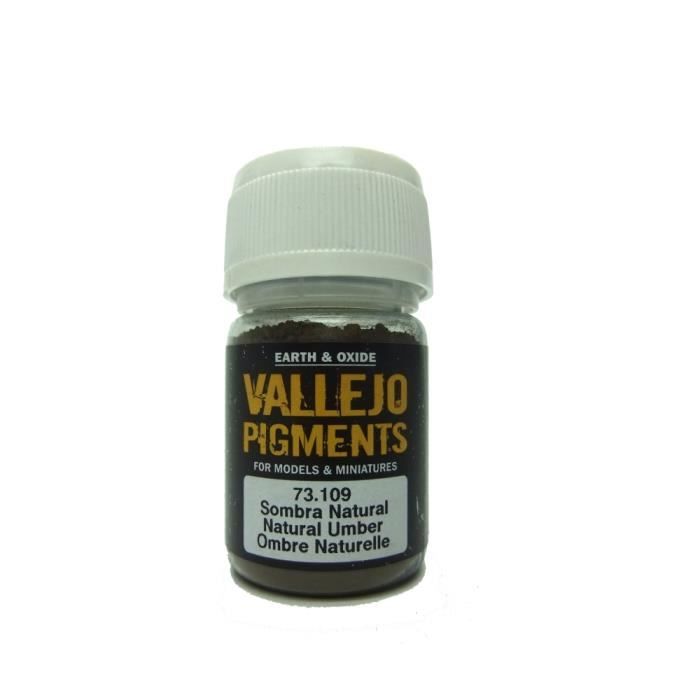 VAL73109 - Vallejo Pigments - Natural Umber - Modélisation plastique Peintures