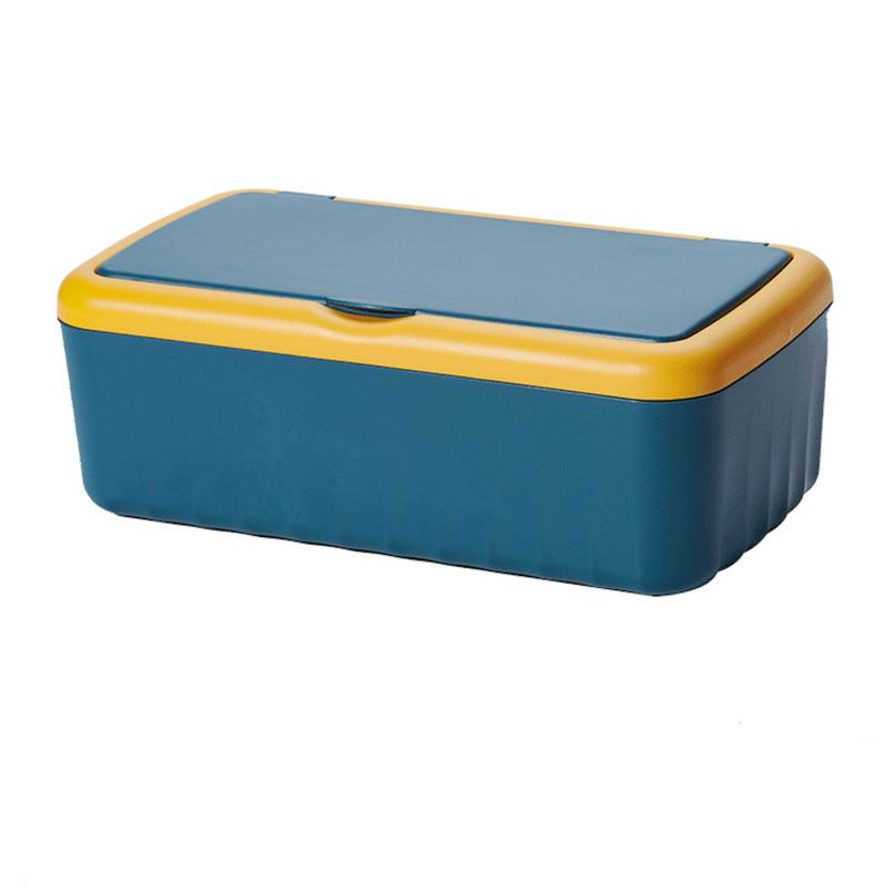 

Настольная коробка для салфеток, пыленепроницаемая, со съемной крышкой, контейнер для салфеток, пластиковая многофункциональная коробка для хранения, декор для домашнего офиса