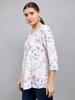 Monte Carlo Women Regular Fit Off White Top