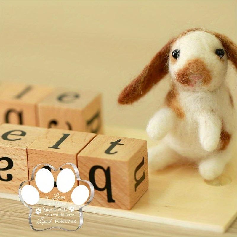 Memorial Gifts: Acrylic Dog Memorial Keepsake – Dog Death Sympathy/Bereavement Gift.