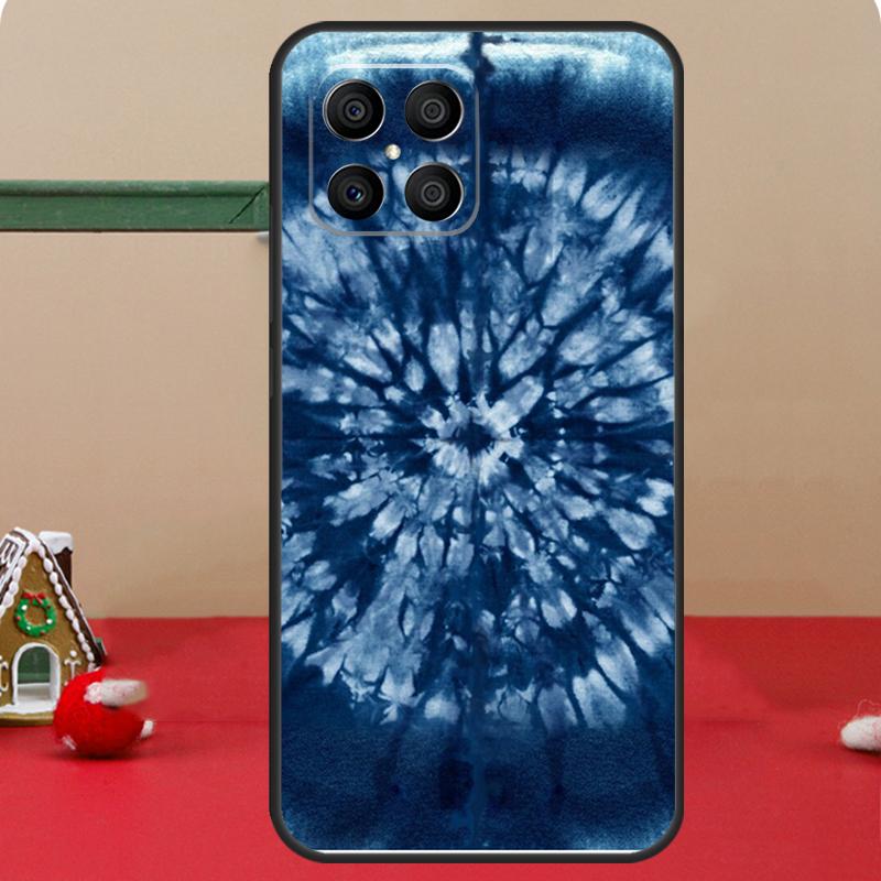 

Shibori indigo Tie Dye Case For Honor Magic 7 Lite 6 8 Pro Honor 400 200 70 90 X8c X8b X9a X9b X9c X9d Win RT Cover Honor Magic6 Pro
