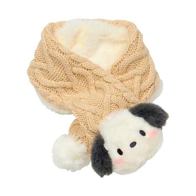 Sanrio Pochacco Kids' Knit Muffler Japan NEW