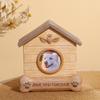 Memorial Urns for Pet Cremation Ashes Box Ashes Container Pet Memory Keepsakes Resin Cats Cremation Box for Small Animal