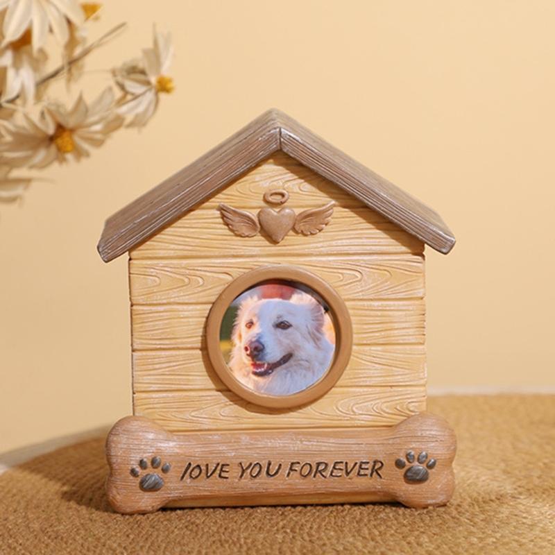 Memorial Urns for Pet Cremation Ashes Box Ashes Container Pet Memory Keepsakes Resin Cats Cremation Box for Small Animal