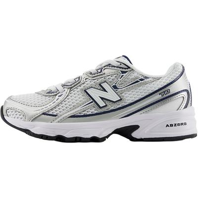 NB 740 Amorti Bas Bleu Marine/Blanc Chaussures de Course Enfants Âgés de 3 à 7 Ans PZ740WN