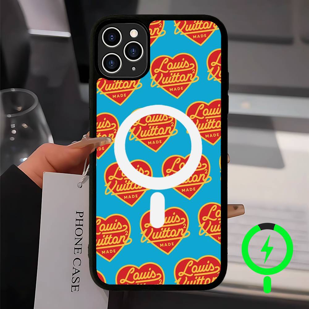 Fashion H-Human M-Made For Magsafe Magnetic Wireless Phone Case For IPhone 11 12 13 14 15 16 17 Pro Max Plus Cover