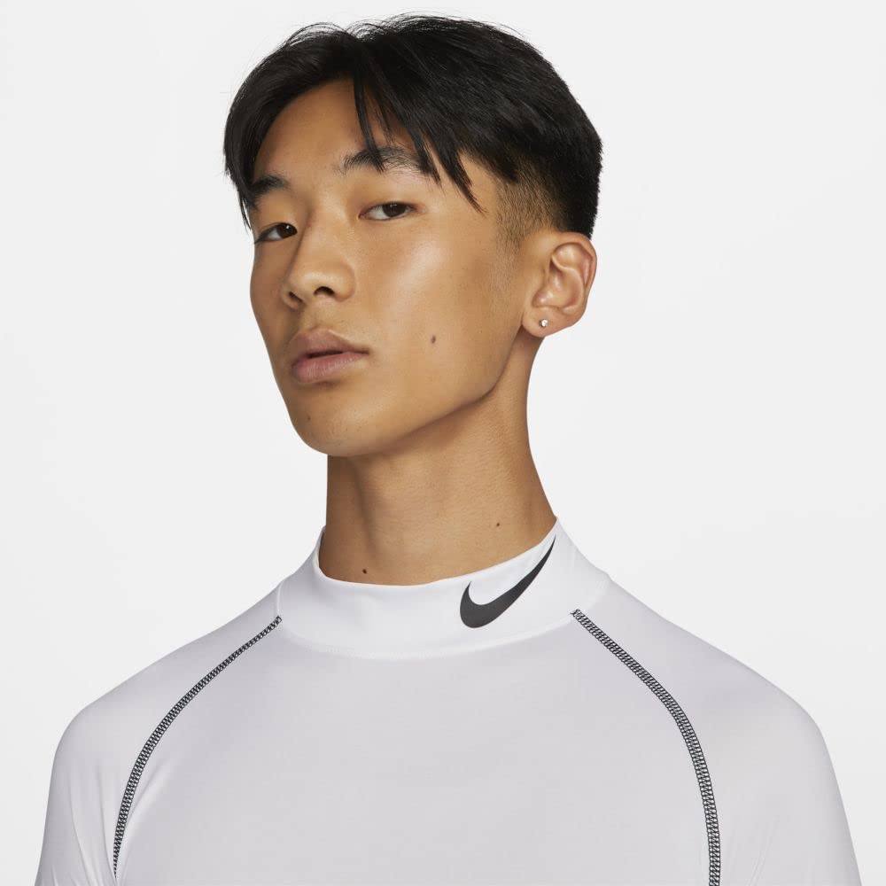 Nike Tight Fit Long Sleeve Top DD1987 M White/Black