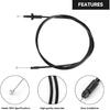 Hood Latch Cable Hood Release Cable Hood Control Cable - Compatible for Azer