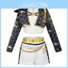 Kpop Demon Hunters Rumi Childrens Sequin Stage Costume With Short Pants For Dance Performances