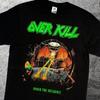 Unisex bawełniany T-shirt z krótkim rękawem i okrągłym dekoltem Overkill
