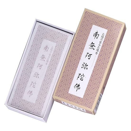 Nippon Kodo Incense Sticks with Sutra Chanting, Namu Amida Butsu, 84×23×186