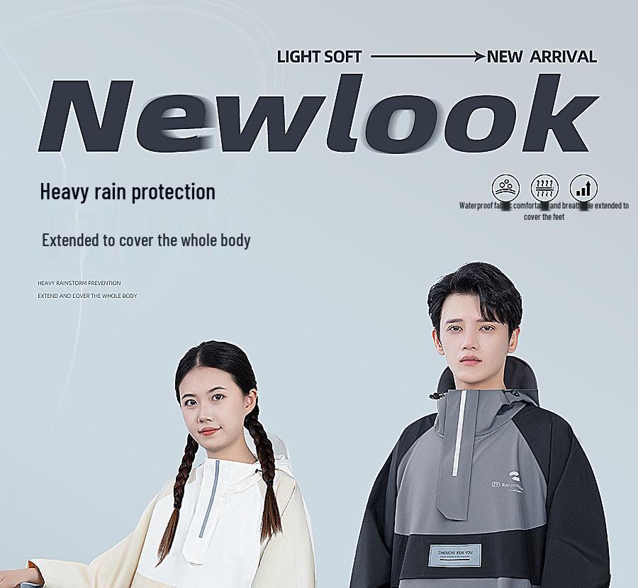 Heavy-Duty Full-Body Electric Scooter Raincoat