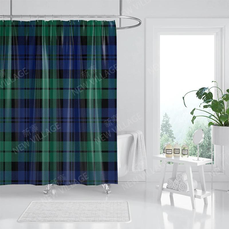 Household Waterproof Fabric Shower Curtain Accessories 90x180 Shower Curtain 240 * 200 Minimalist Style Shower Curtain