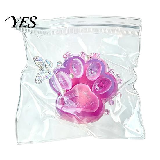 Adults Stress Ball Cat Paw Relief Toy, Giant Kitten Squeeze Toy for Kids Adults, Soft Animal Claw Anxiety Reduction Reliever