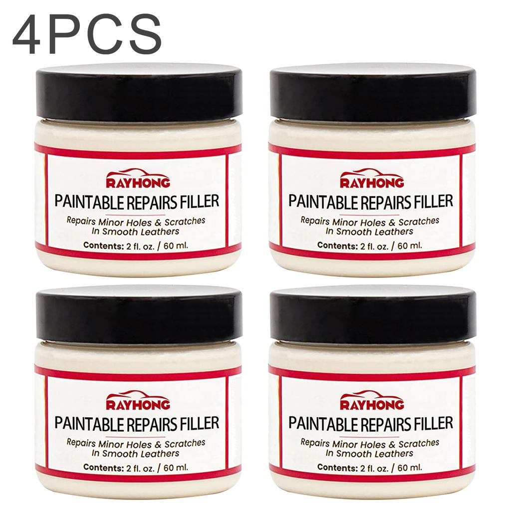 1-8PCS Leather Filler Repair Paste Leather Tears Cracks Scratches Repair Paste for Car Seats Furniture Refurbishing Hole Filler