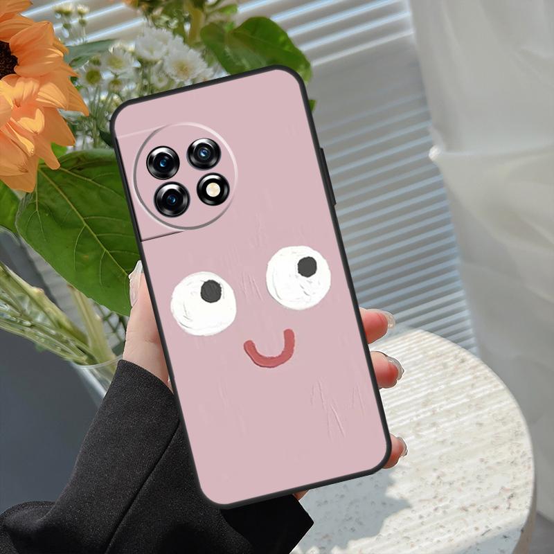Funny Expression Case For OnePlus Nord 5 CE 2 3 4 Lite N20 N30 OnePlus 13T 13R 15 13 12 11 10 10T 8T 15R Cover