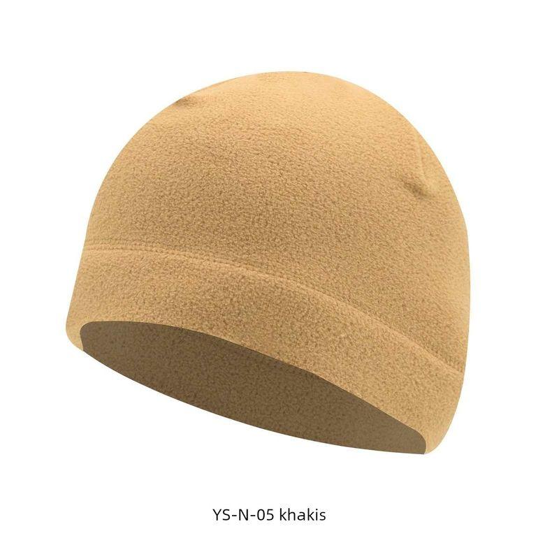 

Windproof Hat Cross-Border Heattech Velvet Warm Beanie Ear Protection Head Cover Running Grain Hair Band Scratch Protection Cycling Velvet Heattech YS-N-05 khakis All yards