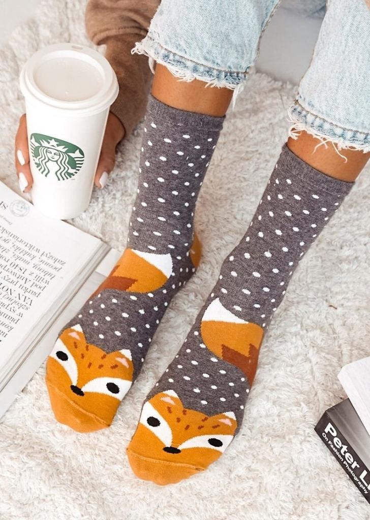 Milena Socks 0200-124 Fox and Dots 37-41 Milena