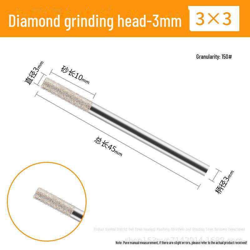 

Алмазні шліфувальні головки 3 мм для електричних шліфувальних машин – циліндричні, круглі, парасолькові, кулькові