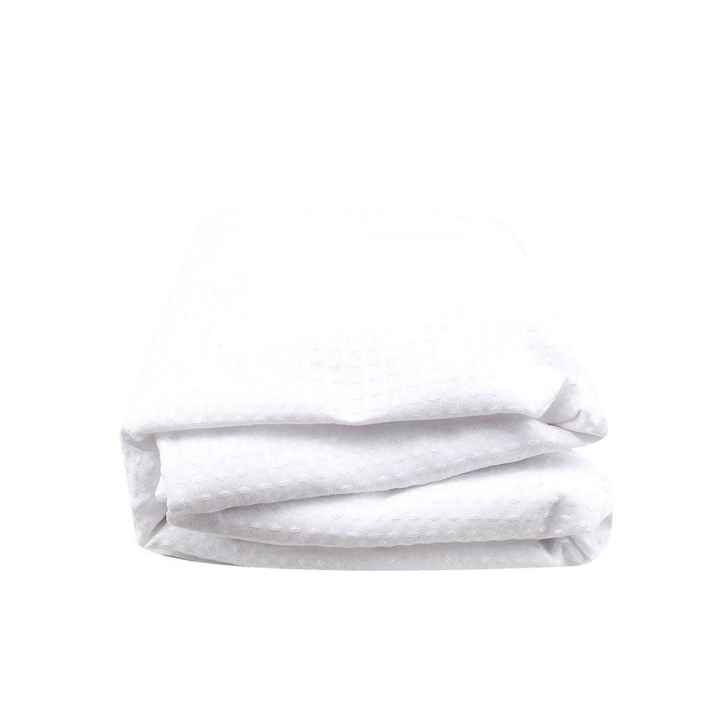 Shower Curtain Pure Color Breathable Double Layer Detachable Liner Water Resistant Polyester