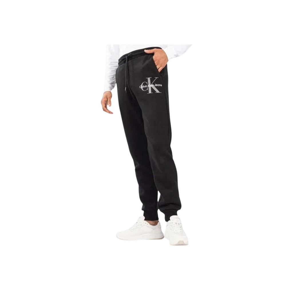 Calvin Klein Minimalist Comfortable Versatile Fleece Casual Pants Men Bottoms Black 81202GP-010