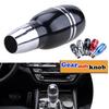 Metal Aluminum Car Automatic Gear Stick Shift Knob Shifter Lever With Button