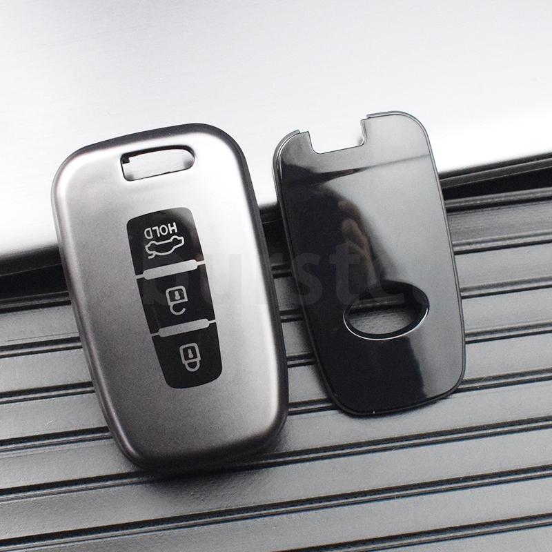 Tpu Smart Key Case Cover For Kia Forte Sportage K2 K5 Car Key Fob Shell Keychain Protector For Hyundai Genesis Coupe Sonata Ix35