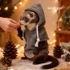 Set Pettorina e Guinzaglio per Furetto Cappotto Caldo Invernale e Set Pettorina e Guinzaglio a Prova di Fuga Regolabile per Viaggi all'Aperto dell'Animale Domestico